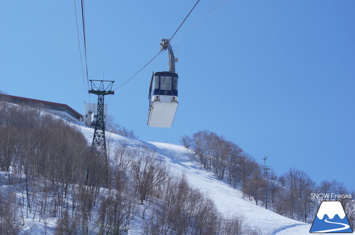 小樽天狗山ロープウェイスキー場 積雪たっぷり！絶景春スキー☆